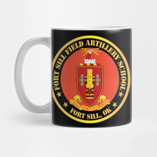 Fort Sill Field Artillery School, COA Fort Sill, OK X 300 Mug